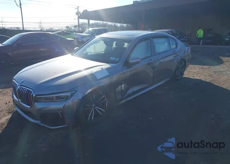 2020 BMW 740I xDrive z USA, uszkodzony, nr VIN WBA7T4C08LCD35616